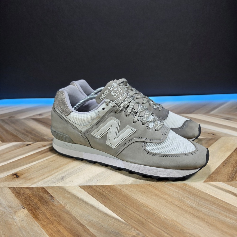 New Balance 576 Made in UK Men's 9.5 D Toasted Nut Suede Sneakers OU576FLB Low